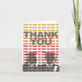 Afstuderen Bedankt Card Gown Tegel 1