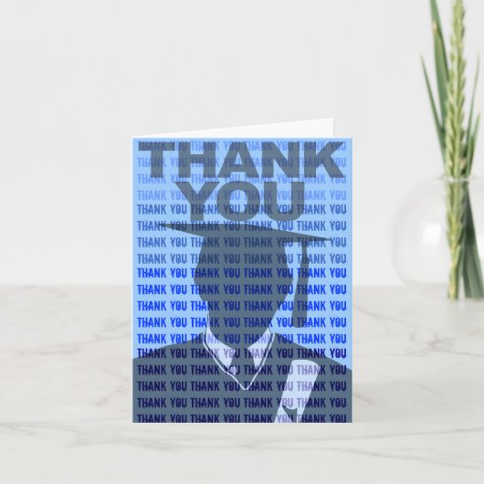 Afstuderen Bedankt Card Gown Tegel 2 (Voorkant)