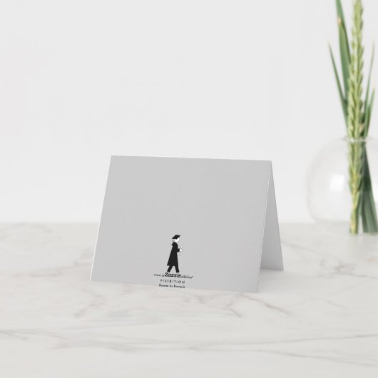 Afstuderen Bedankt Card Processional 2 (Achterkant)