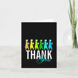 Afstuderen Bedankt Card Processional 4