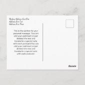 Afstuderen Bedankt Elk jaar zwart-wit Briefkaart (Achterkant)