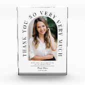 Afstuderen Bedankt Fotocadeau voor ouders Fotoblokken (Voorkant)