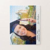 Afstuderen bedankt je aangepaste foto legpuzzel (Verticaal)