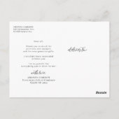 Afstuderen bedankt je fototekst gepersonaliseerd briefkaart (Achterkant)