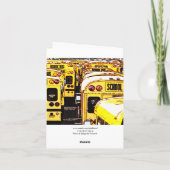 Afstuderen Bedankt Kaart Schoolbus 3 (Achterkant)