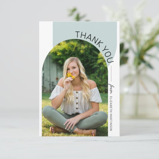 Afstuderen Bedankt Moderne Minimal Arch 2 foto (Staand voorkant)