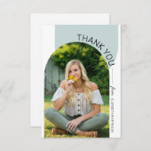 Afstuderen Bedankt Moderne Minimal Arch 2 foto (Voorkant / Achterkant)