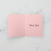 Afstuderen Bedankt Opmerking Kaart Sweet Style (Binnen)