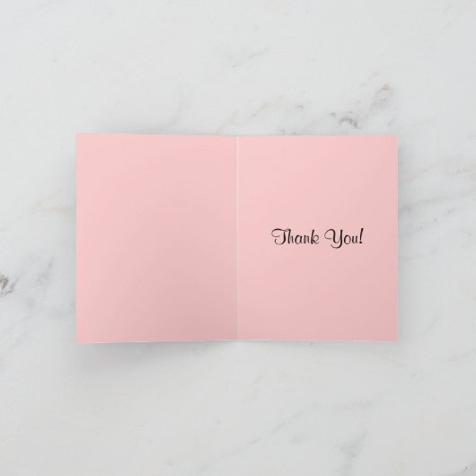 Afstuderen Bedankt Opmerking Kaart Sweet  Style (Binnen)