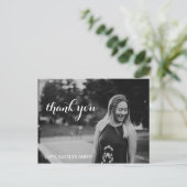 Afstuderen Bedankt Post Kaarten (Staand voorkant)