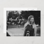 Afstuderen Bedankt Post Kaarten (Voorkant / Achterkant)