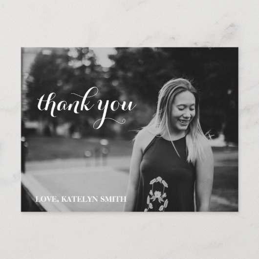 Afstuderen Bedankt Post Kaarten (Voorkant)