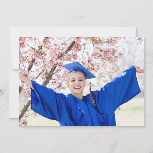 Afstuderen Bedankt voor de foto (Achterkant)