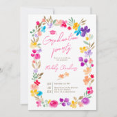 Afstuderen beemdwei van geverfde tuinplanten kaart (Voorkant)