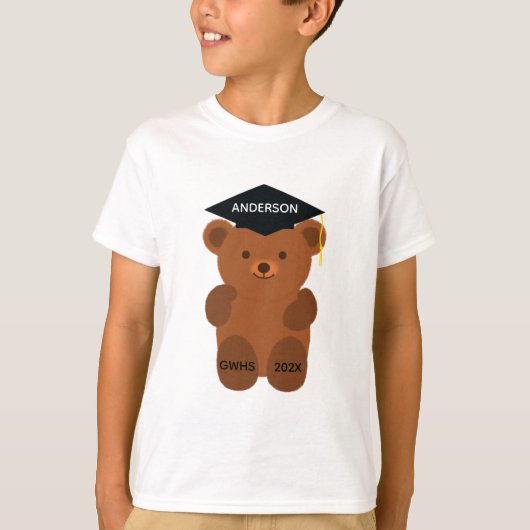 Afstuderen Beer #1 T-shirt (Voorkant)