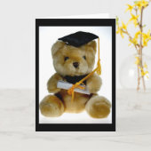 Afstuderen Beer Kaart (Gele Bloem)