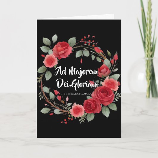 Afstuderen Begin St. Ignatius Religious Kaart (Voorkant)