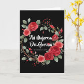 Afstuderen Begin St. Ignatius Religious Kaart (Gele Bloem)