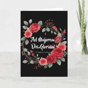 Afstuderen Begin St. Ignatius Religious Kaart