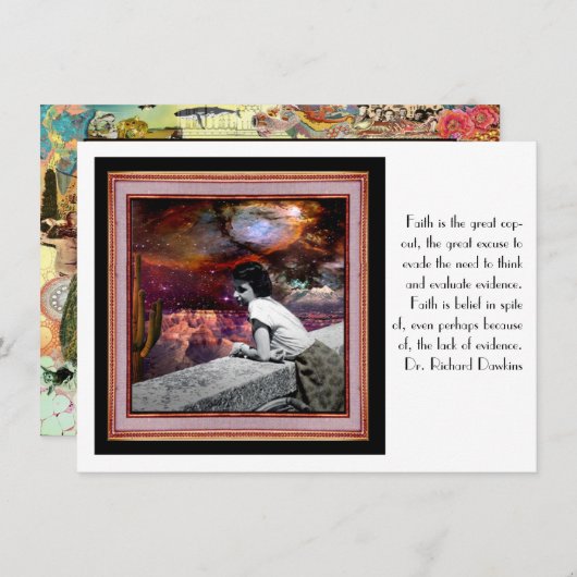 afstuderen bekendmaking rosalind franklin aankondiging (Voorkant / Achterkant)