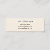 Afstuderen bekendmaking zeegrens contactkaartje (Achterkant)