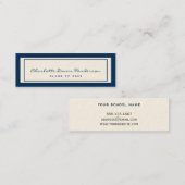 Afstuderen bekendmaking zeegrens contactkaartje (Voorkant / Achterkant)