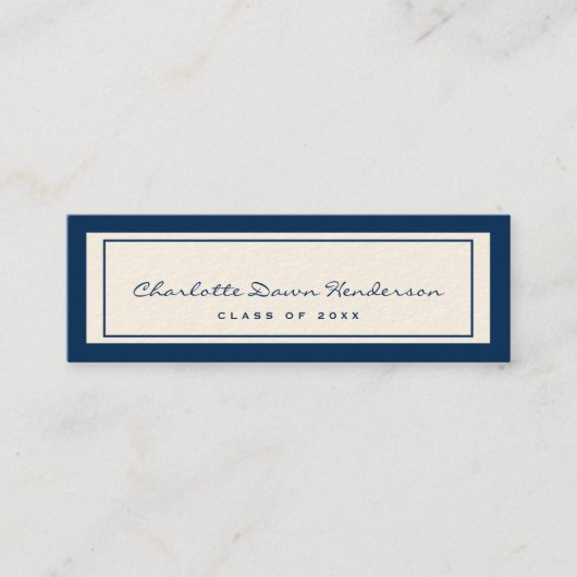 Afstuderen bekendmaking zeegrens contactkaartje (Voorkant)