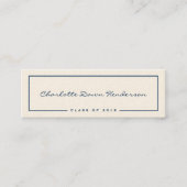 Afstuderen bekendmaking zeegrens contactkaartje (Voorkant)