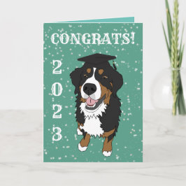 Afstuderen Bernese Mountain Dog Kaart