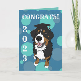 Afstuderen Bernese Mountain Dog Kaart
