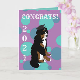 Afstuderen Bernese Mountain Dog Kaart