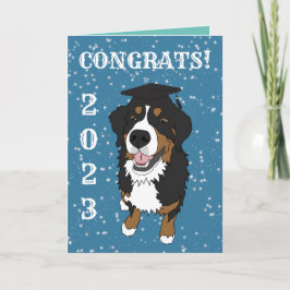 Afstuderen Bernese Mountain Dog Kaart