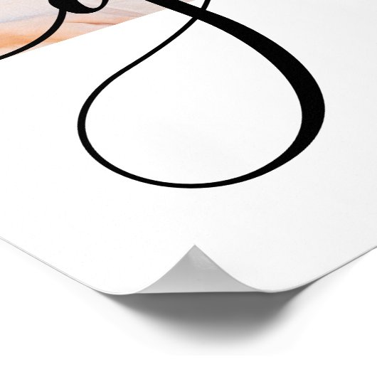 Afstuderen bevat 3 Photo Collage Modern Script Poster (Hoek)