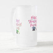 Afstuderen bierglazen mok en Stein (Voorkant links)