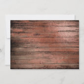 Afstuderen Bijbel Verse Photo Rustic Wood Script Aankondiging (Achterkant)