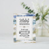 Afstuderen Bijbel Verse Proverbs 3:6 Modern ontwer Briefkaart (Staand voorkant)