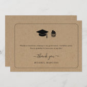 Afstuderen / Birthday Party - Bedankt voor je cred (Voorkant / Achterkant)