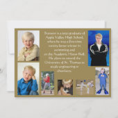 Afstuderen Black en Gold Kaart (Achterkant)