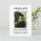 Afstuderen Black Gold Lijst klasse van het jaar | Aankondiging (Staand voorkant)