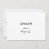 Afstuderen Black Pet Love & Bedankt Modern Script (Achterkant)