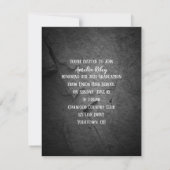 Afstuderen Black Rock met Photo Lijst Kaart (Achterkant)