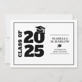 Afstuderen Black Tassel Afstuderen Bedankkaart (Voorkant)