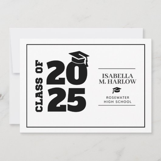 Afstuderen Black Tassel Afstuderen Bedankkaart (Voorkant)