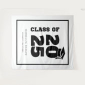 Afstuderen Black Tassel Afstuderen Wandkleed (Voorkant (horizontaal))