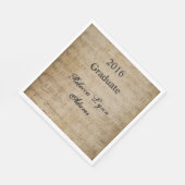 Afstuderen Bladmuziek - Luncheon Servetten (Hoek)