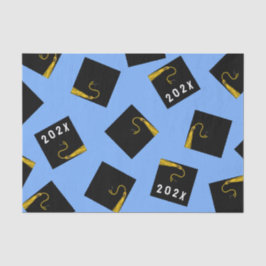 Afstuderen Blauw 2025 Tissuepapier