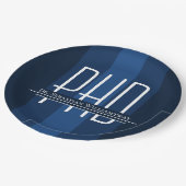 Afstuderen blauw Bord voor PhD-graduatie (Gekanteld)