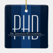Afstuderen blauw PhD-Afstuderen Keramisch Ornament (Achterkant)