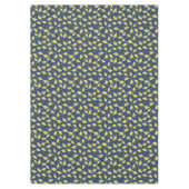 Afstuderen Blauwe en Gouden Petten in de Lucht Tafelkleed (Voorkant)