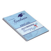 Afstuderen Blauwe Zijlen, Verticaal Gift Notitieboek (Rechterzijde)